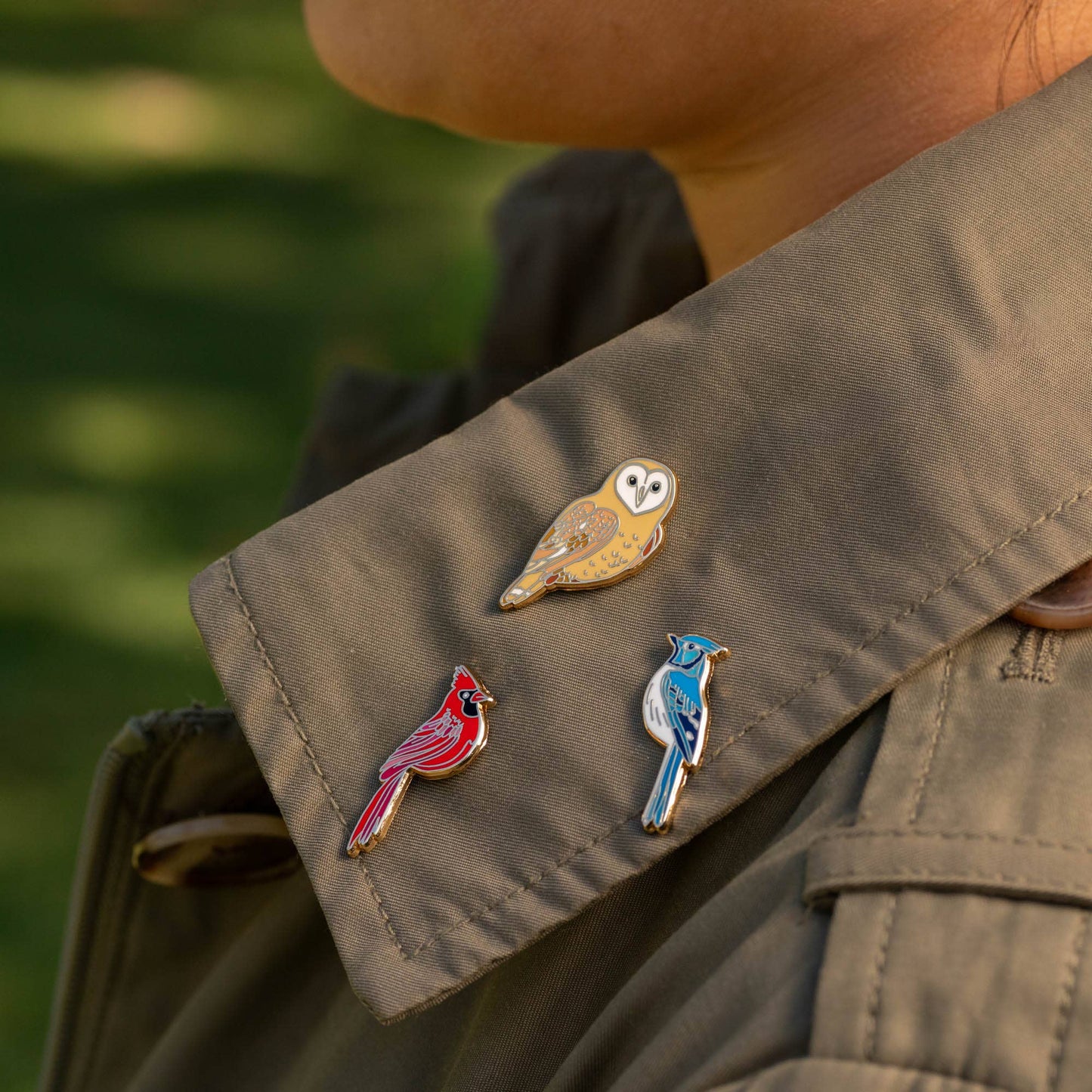 Red Cardinal Enamel Pin