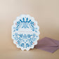 Bluescale Floral Congratulations Card
