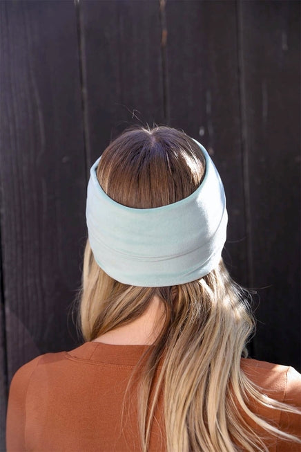 Velvet Twisted Headband/Earwarmer - Sage