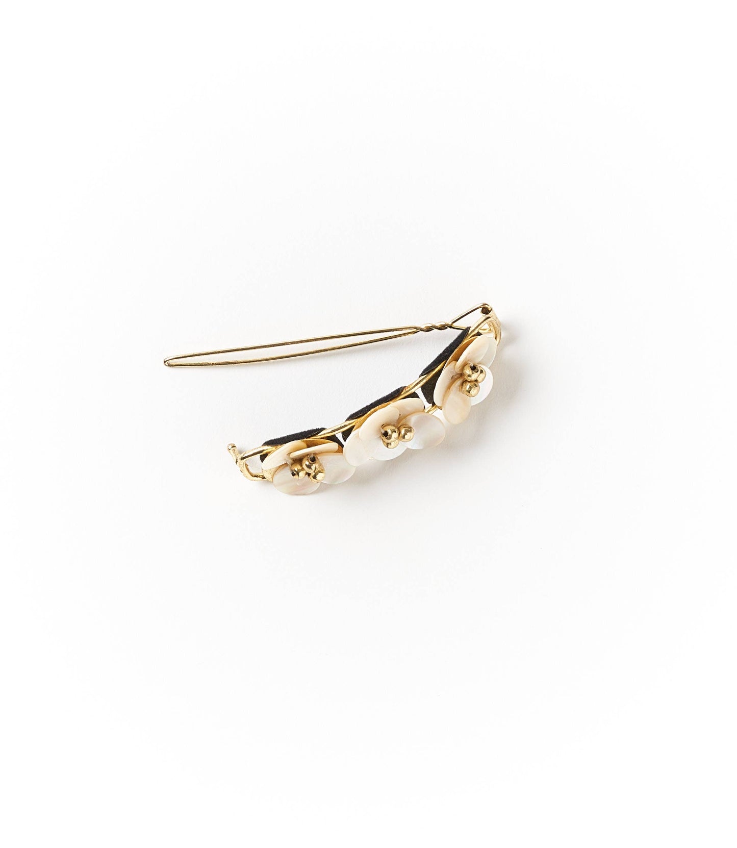 Mother of Pearl Barrette Hair Clip