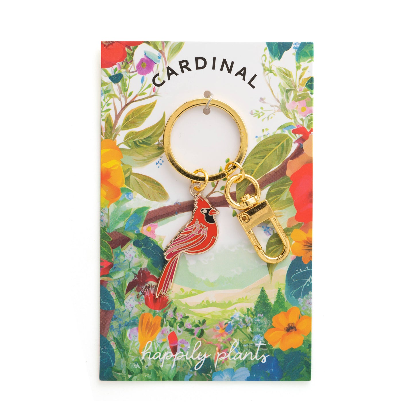 Red Cardinal Keychain & Bag Charm