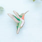 Ruby-Throated Hummingbird Enamel Pin
