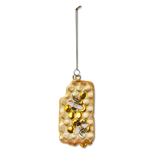 Honey Comb Christmas Ornament
