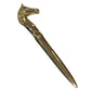 Polished Brass Horse Head Letter Opener