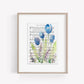 "How Great Thou Art" Floral Hymn Print - Marydean Draws