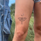 Luna Moth Temporary Tattoo