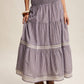 Townhomes Striped Smocked Maxi Skirt