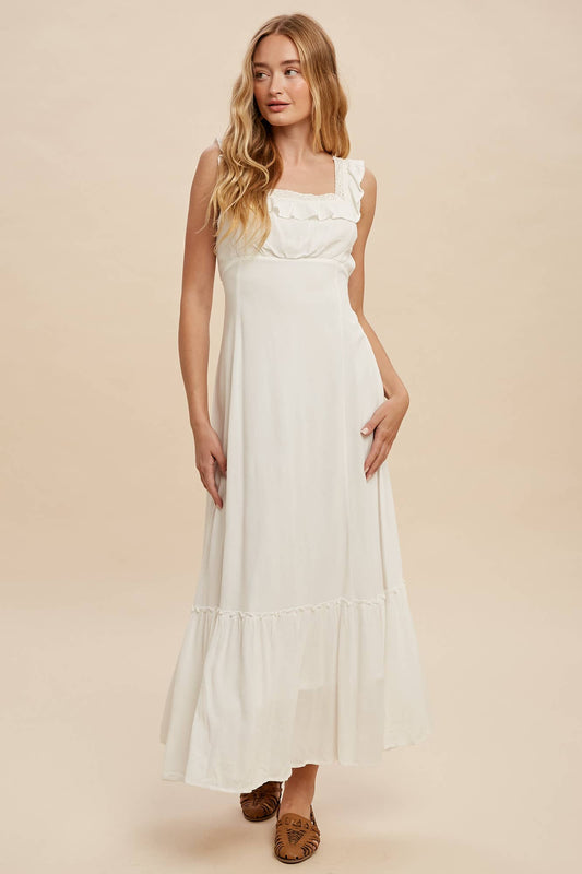 Juliette Lace Accent Maxi Dress