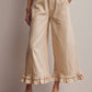 Willow Ruffle Hem Wide-Leg Pants