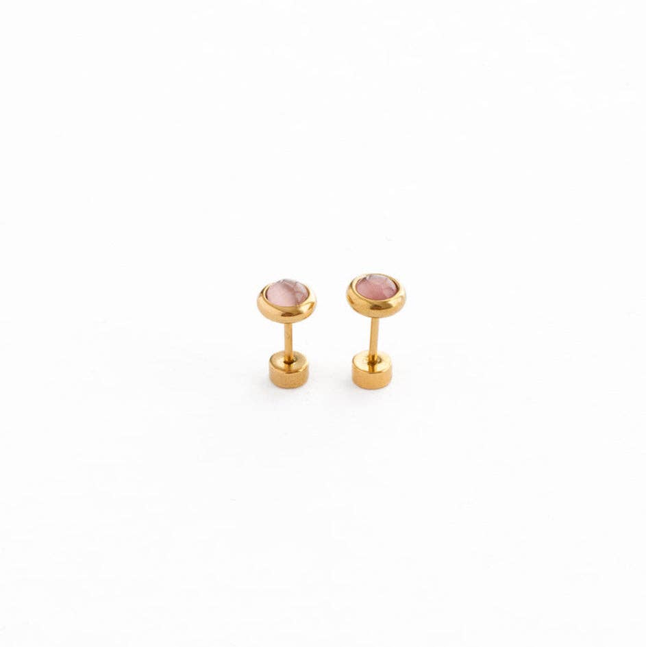 Rose Quartz Earrings