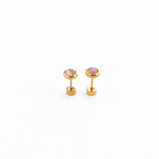 Rose Quartz Earrings
