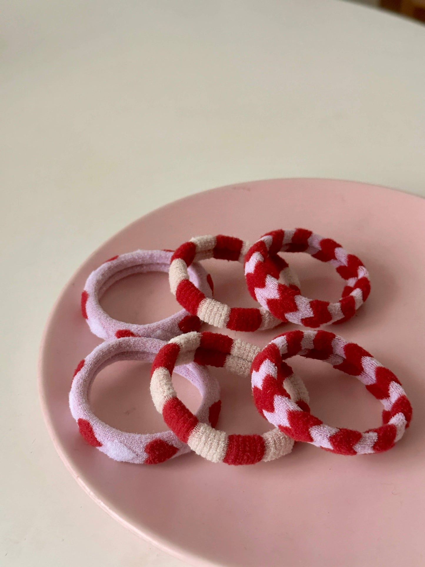 Love Letters Seamless Hair Ties (Set of 6)