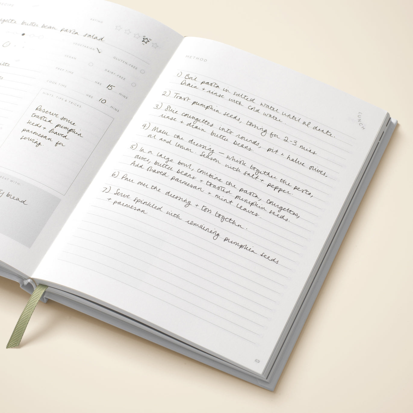 Mushroom Harcover Recipe Journal