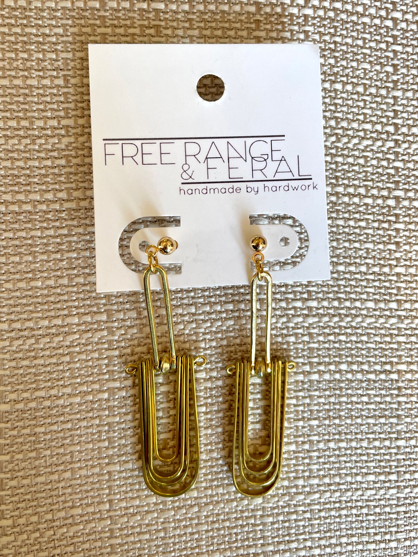 Art Deco Earrings - Free Range and Feral