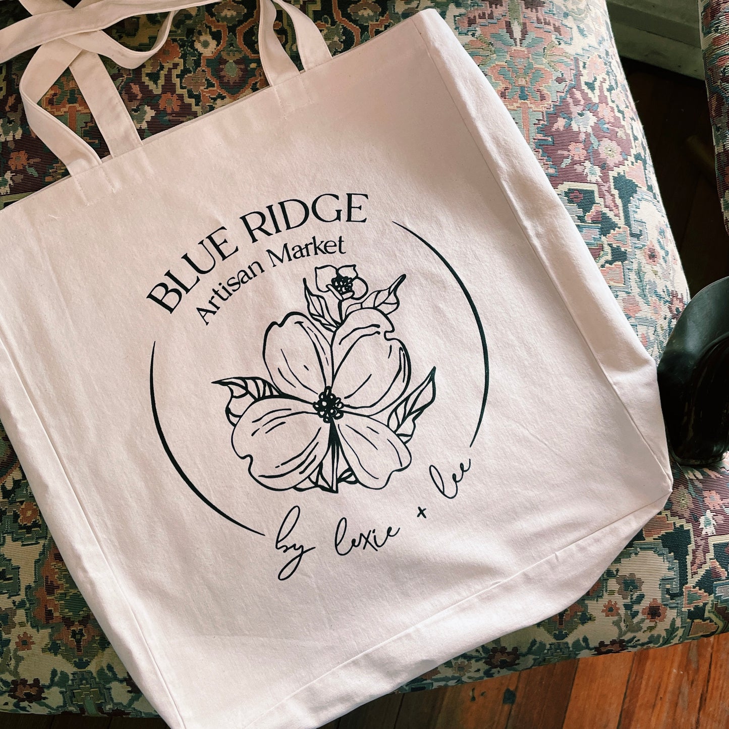 Blue Ridge Artisan Market Canvas Tote Bag