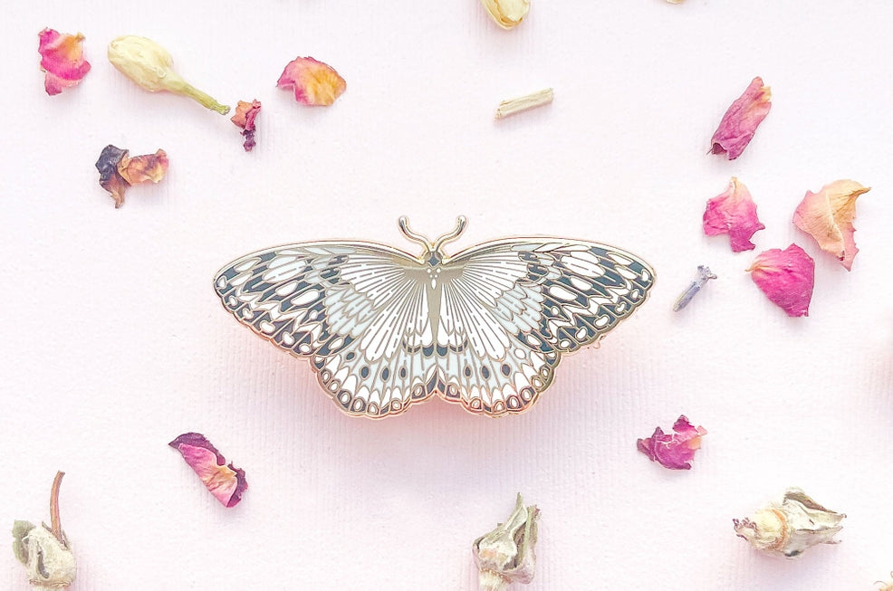 Paper Kite Butterfly Enamel Pin