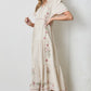 Cora Cross Stitch Maxi Dress