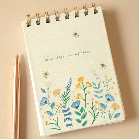 Spiralbound Bee Notebook