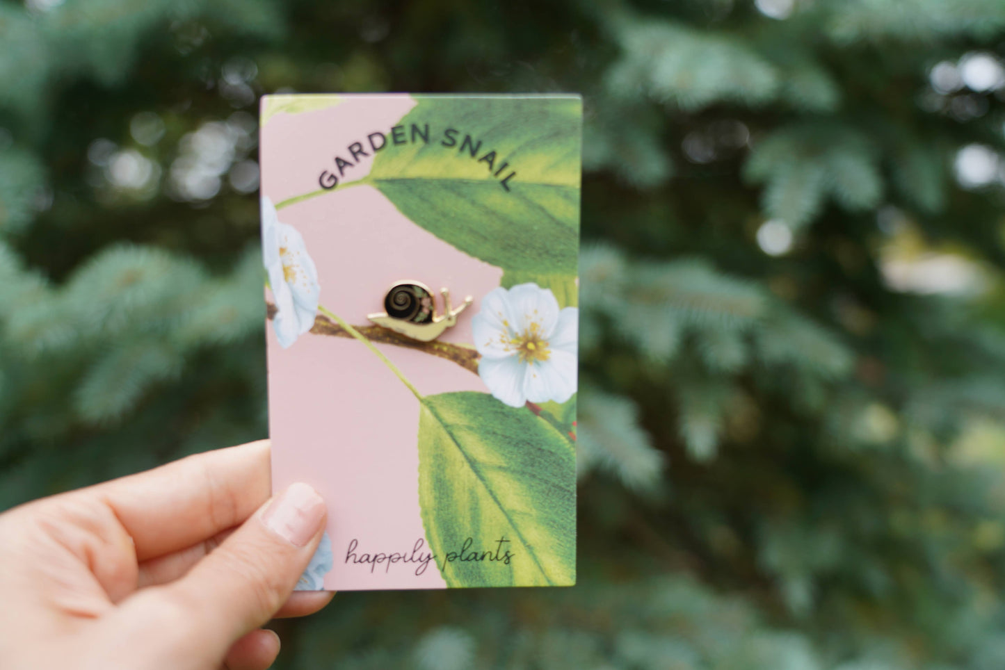 Garden Snail Lapel Pin