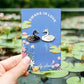 Swans in Love Pin Set