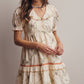 Lana Embroidered Ruffle Cotton Dress
