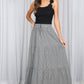 Gatherings Cotton Gingham Maxi Skirt