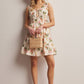 Trina Floral Smocked Waist Mini Dress