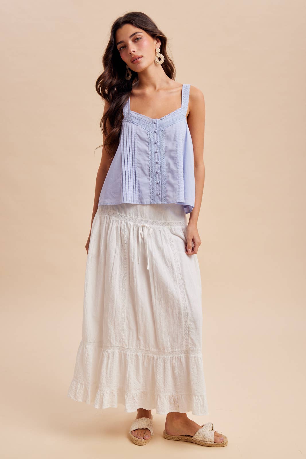 Taylor Cotton Maxi Skirt