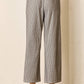 Charcoal Chic Ribbed Pants