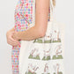 Cat Yoga Canvas Tote Bag