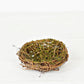 Small Mossy Birds' Nest Decor