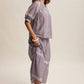 Townhomes Striped Smocked Maxi Skirt