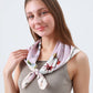 Camellia Floral Bandana: Smooth Stylish Scarf