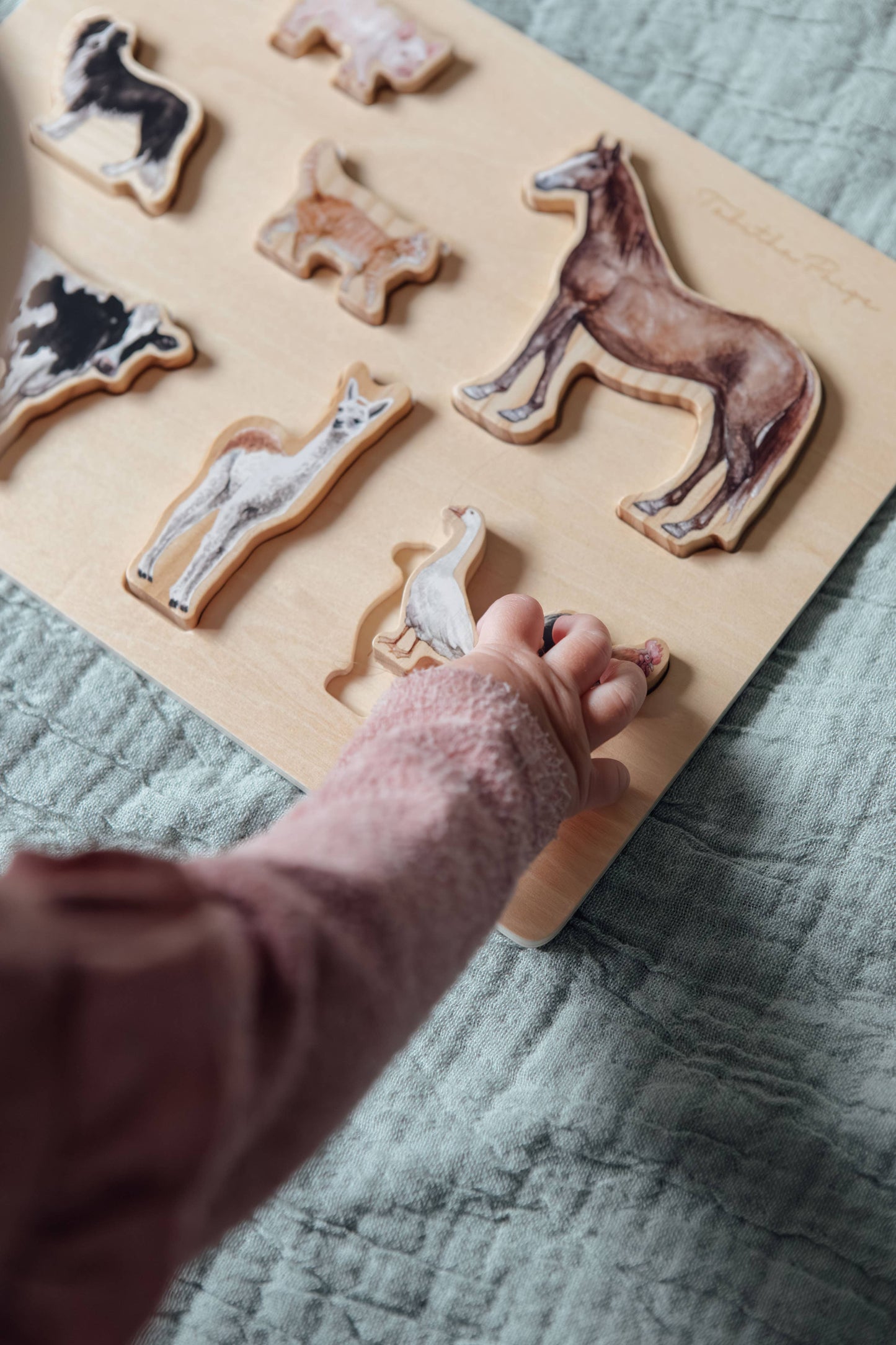 Farm Animals Wooden Puzzle