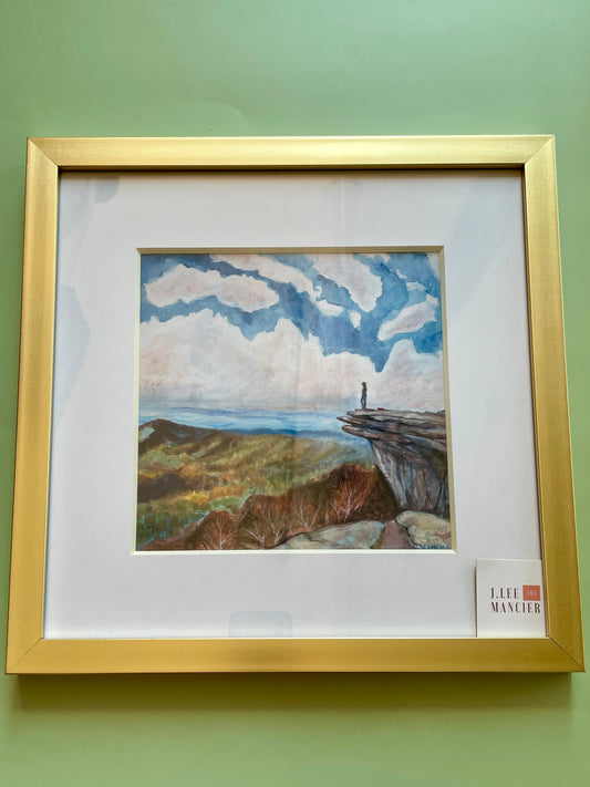 "McAfee's Knob" Framed Landscape Art Print - J Lee Mancier Art