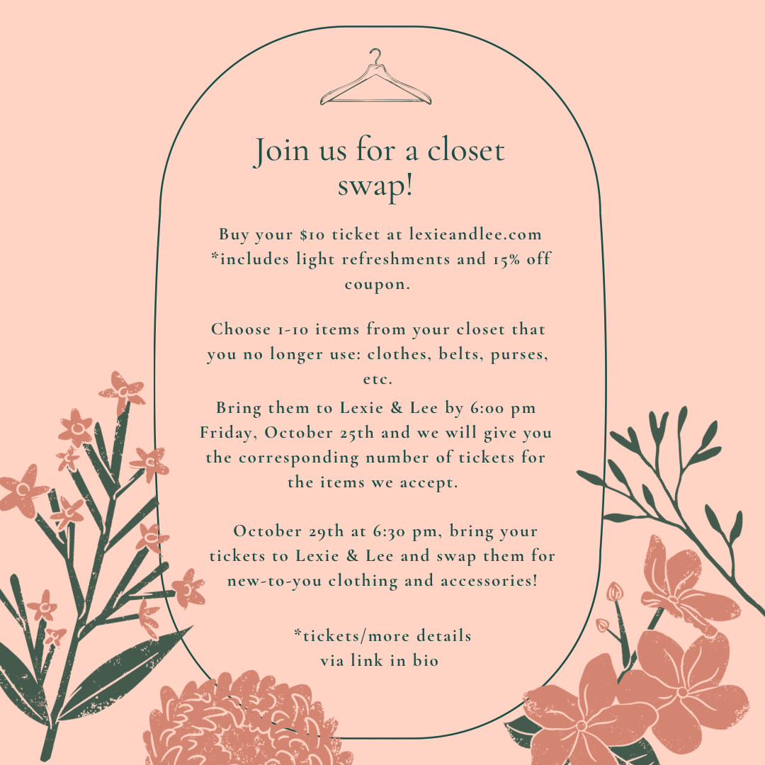 Fall Closet Swap Ticket