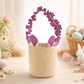 Canvas Ruffle Easter Basket