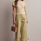 Ivory Puff Sleeve Knit Top