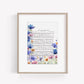 "This is My Father's World" Floral Hymn Print - Marydean Draws