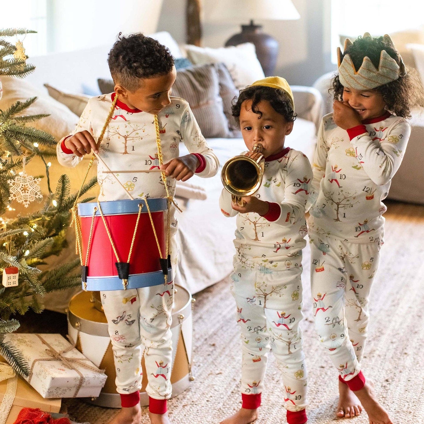 12 Days of Christmas Organic Two-Piece Pajamas