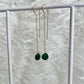 Touch of Earth Stone Threader Earrings