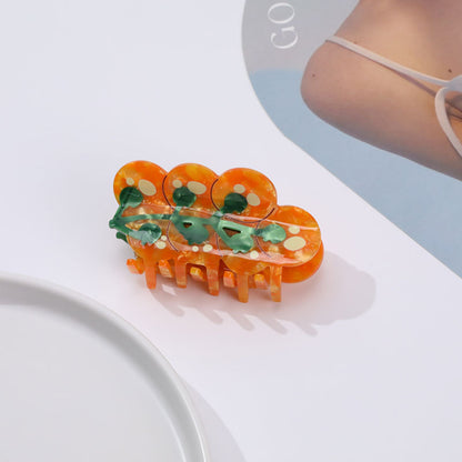 Tomato on the Vine Claw Hair Clip