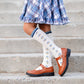 Playground Peonies Girl's Knee High Socks