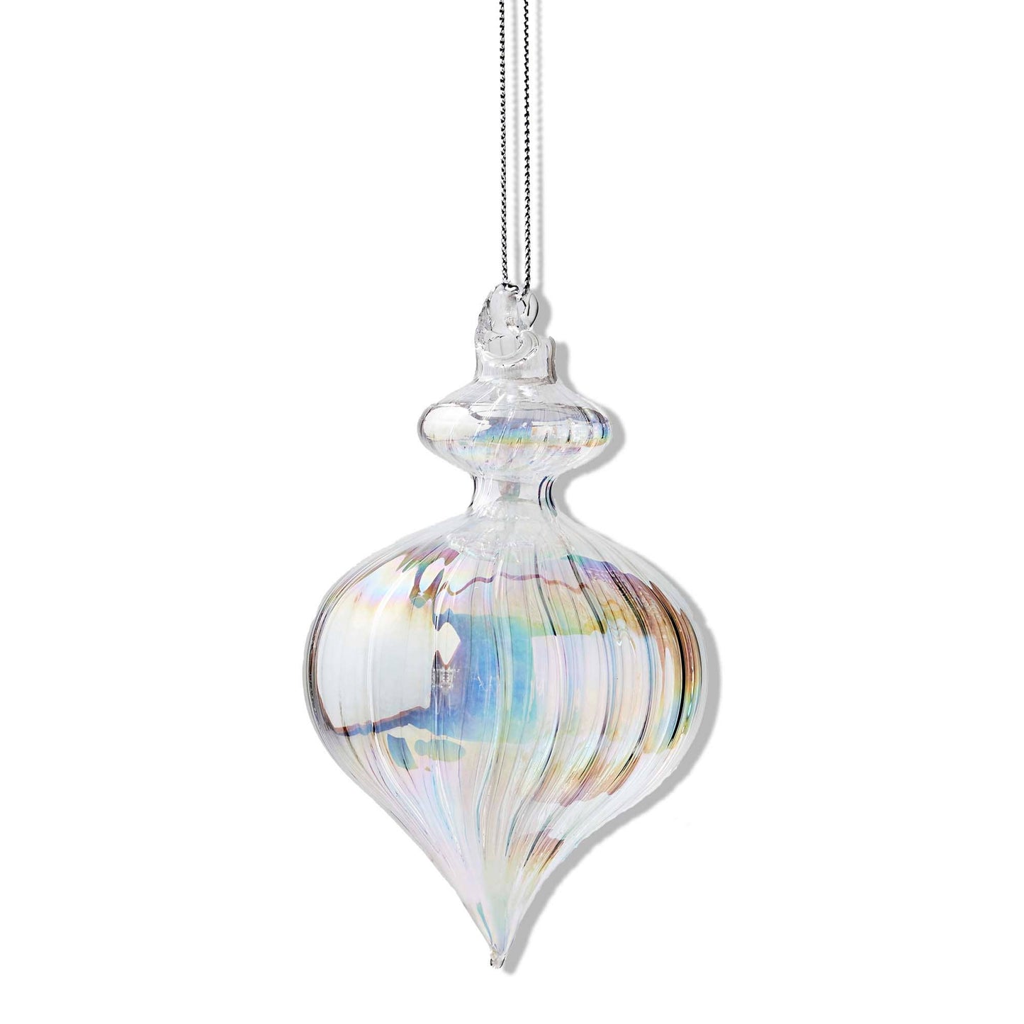 Iridescent Glass Ornament