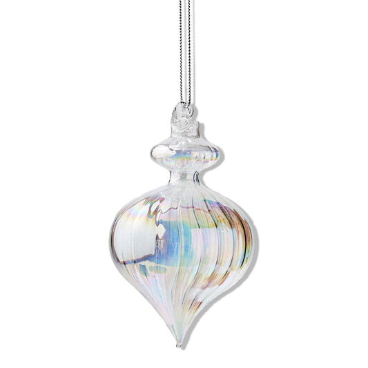 Iridescent Glass Ornament