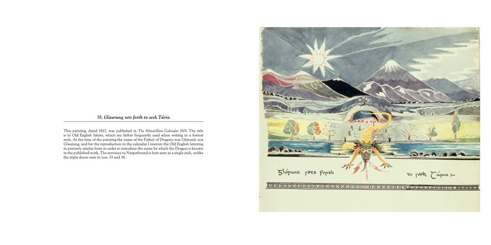 Pictures By J.R.R. Tolkien Hardcover Coffee Table Book