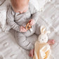 Bunny Muslin Baby Comforter - Cream