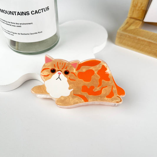 Marmalade Cat Hair Clip