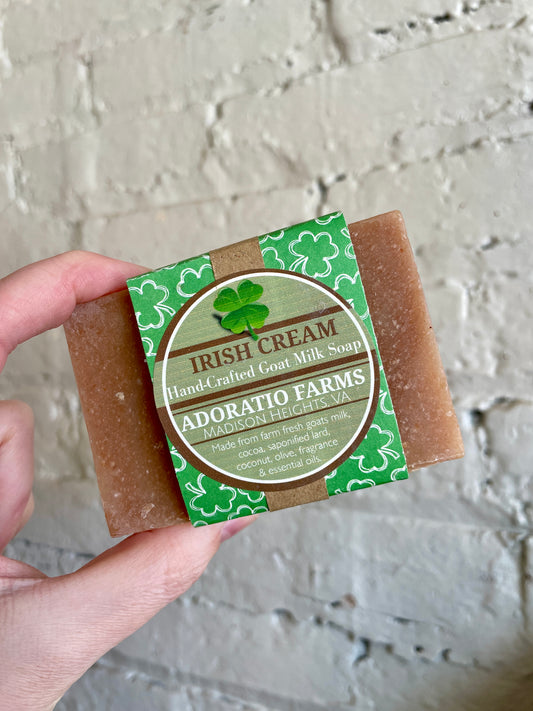 Irish Cream Goat Milk Soap - Adoratio Farms