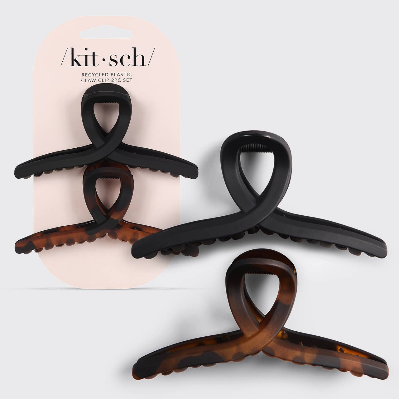 Large Loop Claw Clips 2pc